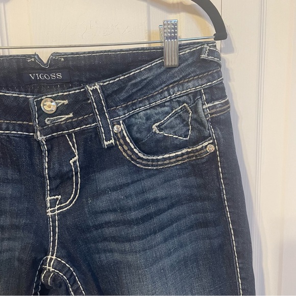 Womens Vigoss The New York Boot Cut Blue Jeans - Picture 5 of 10